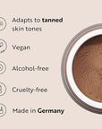 M. Asam Magic Finish Summer Teint Make-Up Mousse (1.01 Fl Oz) – 4in1 Primer, Foundation, Concealer & Powder With Buildable Coverage, Hides Redness And Dark Spots, Vegan, For Medium To Deep Skin Tones