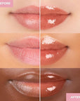 MCoBeauty Lip Plump 4-in-1 Hydrating Lacquer, Luella Nude Lip