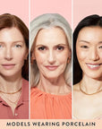 LAURA GELLER NEW YORK Baked Balance-N-Glow Illuminating Foundation - Porcelain - Buildable Sheer to Light Coverage - Satin Finish