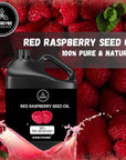 Naturevibe Botanicals Red Raspberry Oil 32 Ounces | 100% Pure and Natural | Great for Skin Care and Hair Care