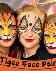 CCbeauty Orange Face Paint Stick, Face Painting Kit, Full Coverage SFX Makeup Foundation, Professional Hypoallergenic Body Paint for Halloween Costume Party, Creepy Pumkin, Tiger, Ompa Lompa Makeup