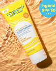 Seaweed Bath Co. Active Defense SPF 50 Sport Broad Spectrum Hybrid Sunscreen Cream, 3.4 Ounce, Sustainably Harvested Seaweed, Aloe, Watermelon