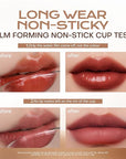 Mistine Cream Lip Gloss Thai latte Long Lasting Lip Gloss Non-sticky Silk Smooth Mist Matte Finish Lip Tint Gloss C05 Ice LYychee Cooler 0.1 fl oz 1 Count