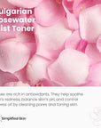 Rose Water Spray for Face & Hair (Refill Size) - Organic USDA Certified Rosewater Facial Toner - Alcohol-Free Makeup Setting Hydrating Face Mist - Anti-Aging Toner Spray - 8 Fl Oz