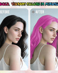 Pink Temporary Hair Color Spray - Gentle Formula, Washable & Non-Sticky | Instant Hair Dye Alternative for Adults | Halloween, Costume, Party Makeup, 150ml