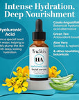 TruSkin Hyaluronic Acid Serum for Face + 7 Ultra Hydrating Ingredients – Best Face Serum for Moisturizing, Visibly Plumping Skin & Smoothing the Look of Fine Lines, 1 fl oz