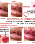 6 Colors Lip Oil Set,Big Brush Head Lip Glow Oil,Moisturizing Shiny Lip Plumping Lip Gloss Oil,Non-sticky Long Lasting Hydrating Tinted Lip Oil for Women