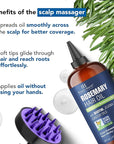 Botanic Hearth 100% Pure Rosemary Oil For Hair Growth | Infused with Biotin, Jojoba & Castor Oil | Hair Oil Repairs Dry Damaged Hair, Strengthening, Healthier - Hair Tonic, 16.0 fl oz