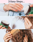 Rosemary Oil for Hair Growth Hydrating Mask for Dry Damaged Hair, Curly, Frizzy or Color Treated. Rosemary Scalp Treatment for Women, Men. Use Overnight, Leave In