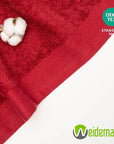 100% Cotton Washcloths Set 13” x 13” | Burgundy Towels | Set of 6 Ultra Soft and Highly Absorbent Washcloths Sets for Bathroom, Gym, Hotel, Spa | Machine Washable Face Towel