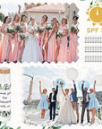 24 Pcs Mini Sunscreen Stick Bulk for Summer Wedding SPF 30 Face Sunscreen Stick Water Resistant Light Skin Tone Sun Block Stick for Thank You Gifts Adults Travel Wedding Party Supplies(Leaf Style)