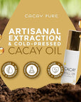 Cacay Oil Roll-On – Natural Anti-Aging Face & Body Oil for Scars with Retinol & Vitamin E, Organic Skincare, Antioxidant-Rich Treatment for Acne Scars, Wrinkles, Fine Lines, and Dry Skin (0.33 Fl Oz)
