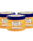Dr Teal's Pink Himalayan Salt Body Scrub, Glow & Radiance with Pure Epsom Salt & Citrus Essential Oils 16 oz (Pack of 3)