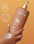 Jergens Shea Fusion Warm Amber Body Lotion, Moisturizer with Shea Butter & Vitamin E, 14 Fl Oz