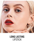 Rimmel Lasting Finish Matte Lipstick - All-Day Intense Lip Color with Exclusive Ruby and Diamond Complex - 560 Crimson Desire, .14oz