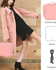 Relavel travel makeup bag with