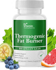 DR VITAMIN SOLUTIONS Thermogenic Fat Burner Brazilian Lean, Weight Loss Vitamins, Waist Trimmer & Supplements for Bloating (1 Bottle, 120 Capsules)