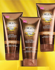 Jergens Natural Glow Instant Sun Self Tanner Moisturizer + Bronzer, Lightweight Sunless Tanner Moisturizer for a Sunkissed Natural Glow, Light Bronze, 6 Ounce