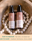 Face Tanner Serum - Medium to Dark Sunless Tanner for Face Sunless Tanner with Hyaluronic Acid - Self Tanner for Face Self Tan - Natural Face Tanner for Face Self Tanner