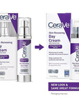 CeraVe Anti-Aging Face Cream SPF 30, Anti-Wrinkle Retinol Cream with Hyaluronic Acid and Ceramides, 1.76 oz