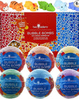 Zoo Animal Bath Bombs for Kids with Surprise Toys Inside (6 Pack) - Gentle and Safe, USA Made, Large Bubble Bomb & Ideal Gift for Boys & Girls by Two Sisters