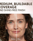 Covergirl Clean Invisible Pressed Powder, Lightweight, Breathable, Vegan Formula, Creamy Natural 120, 0.38oz