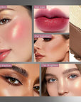 3Pcs Contour Highlighter Cream Blush Stick for Cheeks