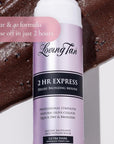 Loving Tan 2 HR Express Mousse, Ultra Dark- Streak Free, Natural looking, Professional Strength Sunless Tanner - Up to 5 Self Tan Applications per Bottle, Cruelty Free, Naturally Derived DHA - 4 FL Oz