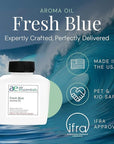 Fresh Blue Aroma Oil, Essential Oils Blend for Diffusers & Scent Machines, Mandarin, Ozone, and Cardamom Blend, Aromatherapy, Cold Air Diffuser Compatible, 100 mL