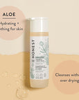 The Honest Company 2-in-1 Cleansing Shampoo + Body Wash for Sensitive Skin | Gentle for Baby | Naturally Derived, Tear-free, Hypoallergenic | Fragrance Free, 18 fl oz