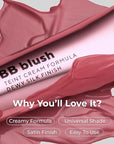 Lamel BB Blush Cheek Makeup - Lightweight and 10ml