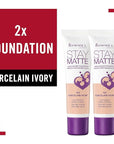 Rimmel, Stay Matte Foundation, Porcelain Ivory , 2 of 1)