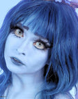 Mehron Makeup Paradise Makeup AQ Refill Size | Stage & Screen Performance, Face & Body Painting, Beauty, Cosplay, and Halloween | Water Activated Face Paint, Body Paint .25 oz (7 ml) - Pastel Blue