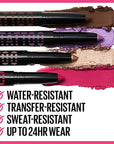 Maybelline Color Tattoo Longwear Multi-Use Eye Shadow Stix, Eye Makeup, I am Determined (Dark Brown Matte)