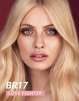 MAKI YIKA Pink Nude Lipstick for Women Metallic Lipsticks Glitter Long Lasting Lipstick No Smudge No Transfer Liquid Lip Gloss (BR017 Love Fighter)