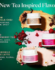 Farmacy Cleansing Balm Skin Care Set - Tea Harvest Travel Size Makeup Remover - Limited Edition Skincare Set Includes Warm Vanilla Chai, Wild Raspberry Tea + Chamomile Rose Latte (3 Count)