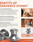 TeraRX® Terahertz Stone Gua Sha & Massage Tools – Authentic Terahertz Tools for Lymphatic Drainage, Tension Relief, and Facial Relaxation (Mushroom Gua Sha)