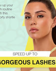 Ardell Active Lash - Speedy, False Eyelashes, Water-Resistant, Lightweight, Strip Lashes, 4 Pairs, 1-Pack