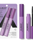 Almay Thickening & Tint Mascara, Instant Soft Full Volume, Conditions & Darkens Natural Lashes Over Time, No Flaking or Clumping, 402 Black, 2 count