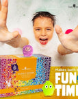 Easter Bath Bombs for Kids with Surprise Toys Inside (6 Pack) - Easter Basket Stuffers for Boys and Girls - Large Spring Bubble Bomb, Made in USA, Incredible Fragrances & Colors by Two Sisters