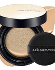 JUNG SAEM MOOL Essential Skin Nuder Cushion 22W Sand 0.49 Fl Oz, No Refill, Natural Radiant Finish Cushion Foundation with Buildable Coverage, Lightweight Texture, Korean Foundation Makeup