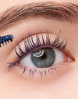 COSNORI Perfect Setting Waterproof Mascara Long&Curl 05 Royal Blue – Long Lasting Smudge - Deep Blue Mascara - Vibrant Pop of Color - Perfect Accent for Deep Skin Tones - 0.23fl oz (7ml)