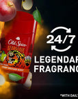 Old Spice Aluminum Free Deodorant for Men, 24/7 Odor Protection, 24/7 Freshness & Lasting Scent, Goes on Clear, Bearglove with Crisp Orchard Scent, 2.6 oz