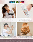 Orange Temporary Hair Color Spray - Gentle Formula, Washable & Non-Sticky | Instant Hair Dye Alternative for Adults | Halloween, Costume, Party Makeup, 150ml