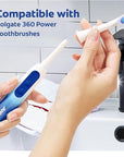 Colgate 360 Deep Clean Battery Powered Toothbrush Replacement Heads, Soft, 2 Pack