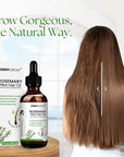 Rosemary Mint Hair Oil 60 ml| Hair Growth Oil with Biotin for Thicker, Stronger Hairs | Scalp Treatment & Rosemary Hair Growth 0il
