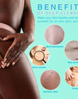 UJFQBH 3 Pieces African Net Sponge, African exfoliating net African Net Long Net Bath Sponge Exfoliating Shower Body Scrubber Back Scrubber Skin Smoother(Pink, Green, Off-White)