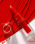 COVERGIRL Clean Lip Color, Caliente, Satin Finish, Squalane, Avocado & Aloe, Carmine-Free, Non-Drying, 0.12oz