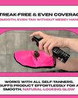 Fake You! Reusable Self-Tan Application Mitt - Dual-Sided, 100% Waterproof, Vegan and Cruelty-Free - Ideal for Perfect Fake Tan Coverage