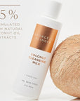 Georgette Klinger Coconut Cleansing Milk - Natural Face Wash for Women, Gentle Makeup Remover That Restores Moisture with Nutrient-Rich Coconut Oil, Vegan for All Skin Types - 6.7 oz